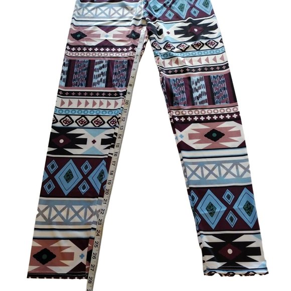Lounge Pants Girls Large Unbranded Aztec Print - Picture 3 of 6